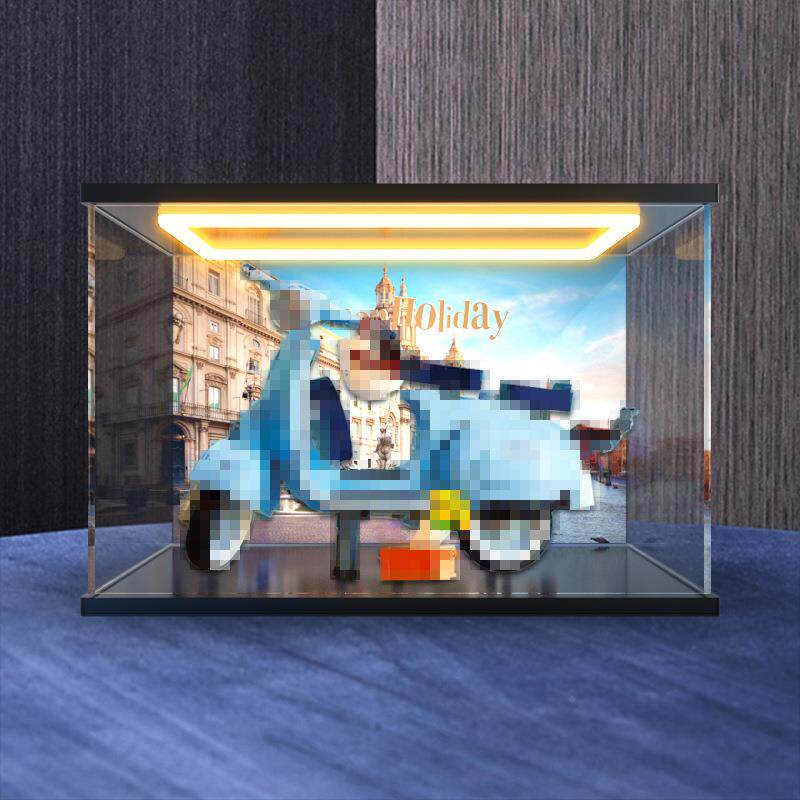 适用10298Vespa韦士柏摩托踏板车罗马假日高清防尘罩回形灯收纳盒