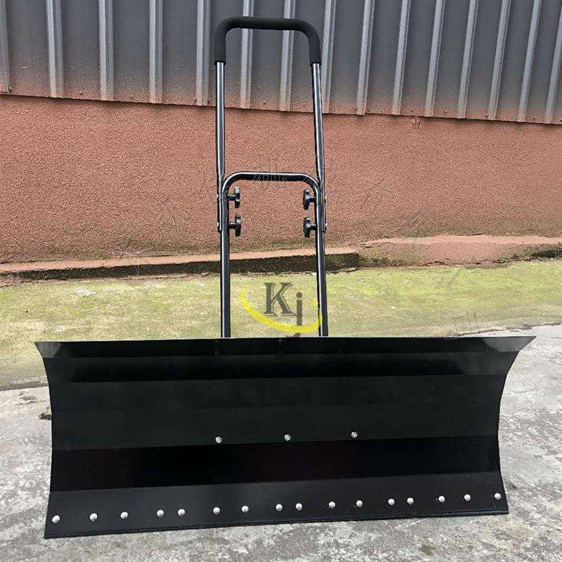 一米宽双把推雪铲 轮式新款加厚推雪铲 74公分宽推雪铲子 堆雪铲