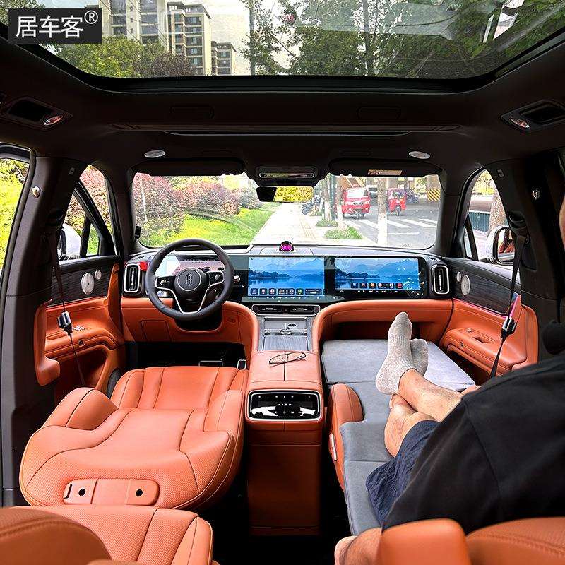 适用问界M9M8非充气前后排车载旅行海绵床垫自驾游午睡汽车内鲲铭