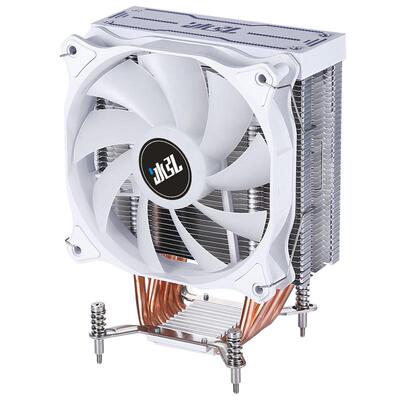 纯铜4热管CPU散热器台式电脑歪脖子X99 X299 2011静音CPU风扇2066