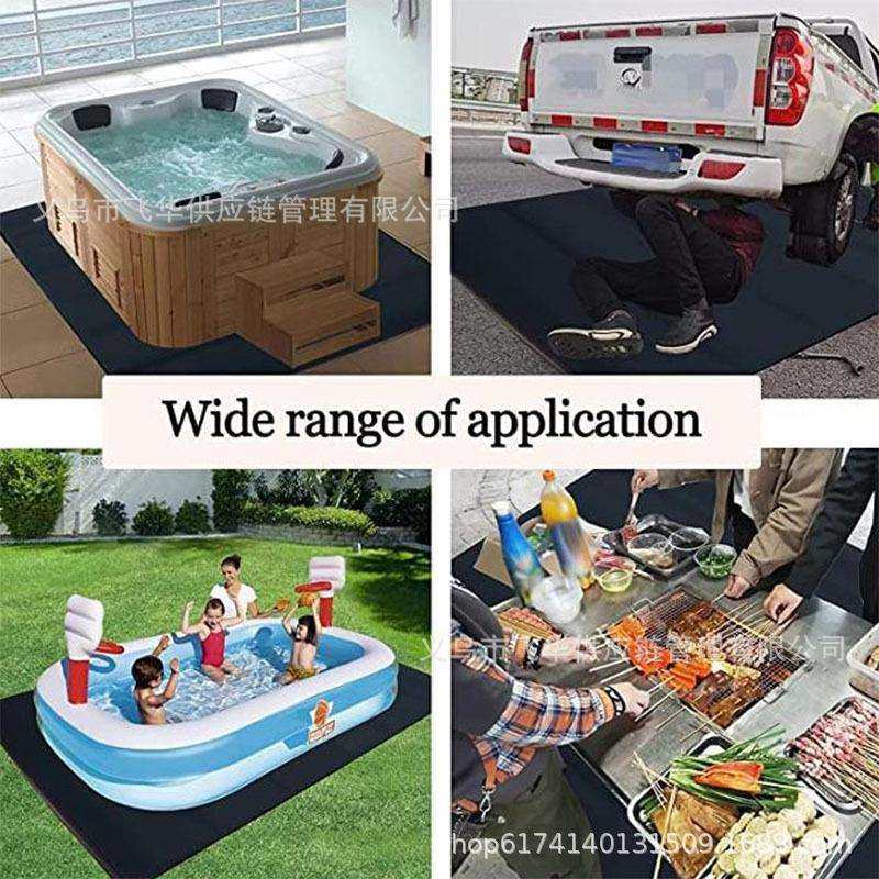 泳池保护垫室内浴缸地板防滑垫地布盖布户外充气泳池防水毛毡垫子