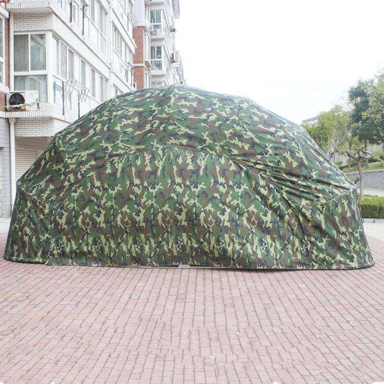 半自动移动折叠伸缩车库 汽车停车棚 加厚加棉保暖车罩