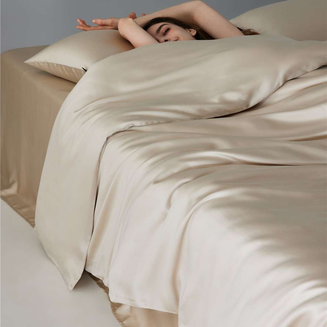 A类120支双股超细旦兰精天丝被套 极简素色被罩200*230 220*240