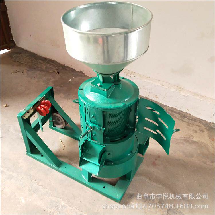 立式稻谷碾米机 两相电砂辊打皮机 家用高粱脱皮机
