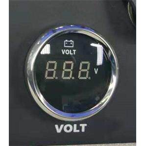 电压表圆形表头52mm直流电9-32v改装车汽车货车工程车用电压表