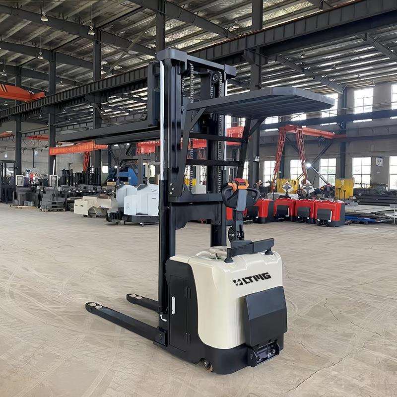 LTMG堆高车电动2吨3吨站驾式举升3米叉车堆垛车 电动托盘堆高车
