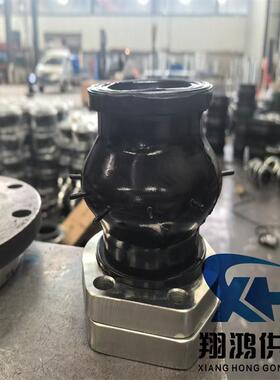 NG菱形法兰橡胶软接头K16SDN50丁腈耐油软连接液压泵避震喉膨胀节