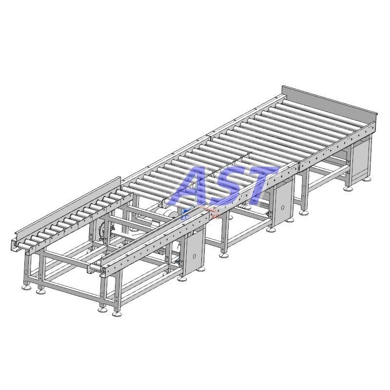 托辊滚筒输送线托运物流分拣流水线传送带卸货用无动力滚筒输送机