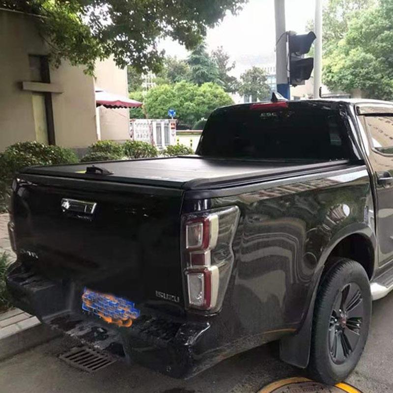 适用五十铃DMAX皮卡后尾箱平盖推拉卷帘平盖尾箱盖板货箱盖伸缩盖