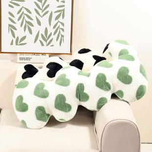 大波浪形抱枕长条型侧睡觉夹腿男朋友抱枕床上靠枕沙发腰枕可拆洗