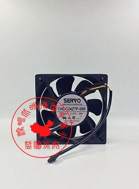 原装伺服SERVO 12038 CNDC24Z7P-069 24V 0.37A 9W 3线散热风扇