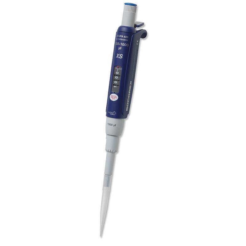SOCOREX 826 可调0.5-10ul 单道移液器 0.5-10uL 货号826.0010