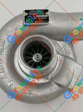 原装进口E200B挖掘机S6KT增压器49179-00451、5I5015