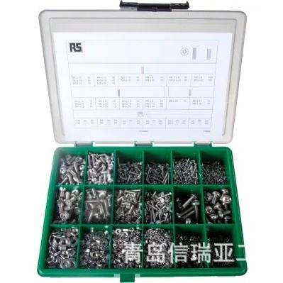 RS PRO 304不锈钢 281-984 螺丝螺栓套装 3168件套 平头 盘头螺丝