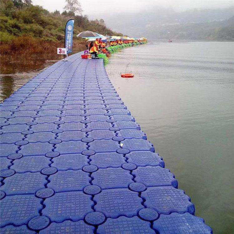 游艇轨水上浮桥 停靠浮筒浮台 组装灵活水上码头泊位浮台生产厂家