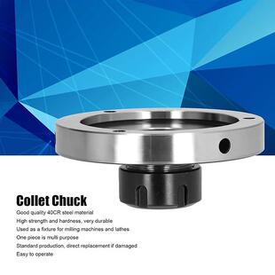 高精度ER32-D80 ER40ER50夹头座三孔七孔D100 125法兰盘代替卡盘