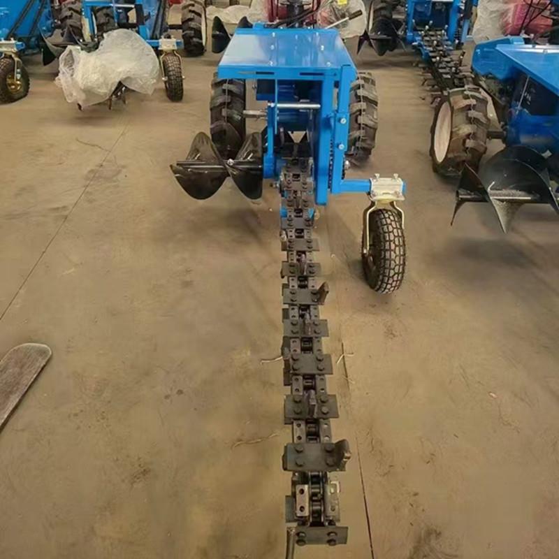 厂家供应链条开沟机果园农田小型开槽机速度快不费力