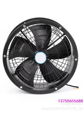 外转子轴流风机YWF-400-2P/480W/220V管道式耐高温厨房排风机抽风