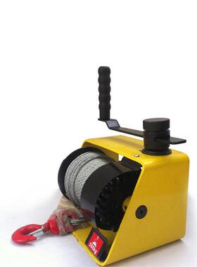 厂家直供hwv vs500重型涡轮蜗杆自锁手摇绞盘绞车卷扬机