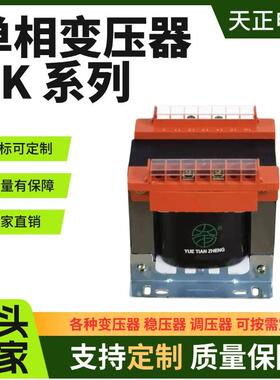广州天正单相控制变压器BK-63VA100VA200VA300VA400VA500VA380V6V