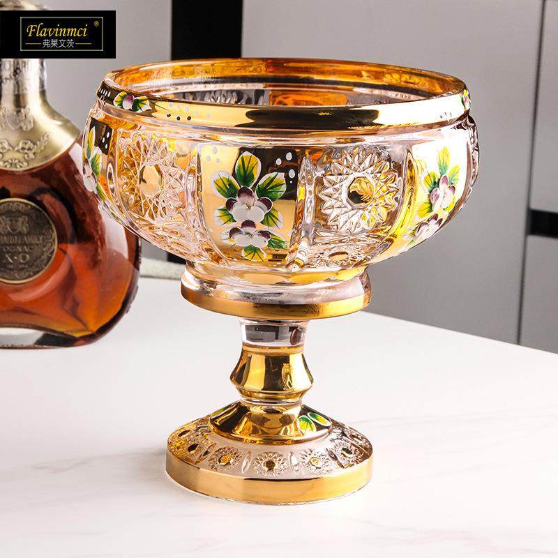 高脚带盖水晶玻璃干果盘糖果罐糖罐玻璃罐储物罐糖果盆糖果盘,3C数码配件,USB灯,淘宝优惠券,粉丝福利购,淘宝优惠卷