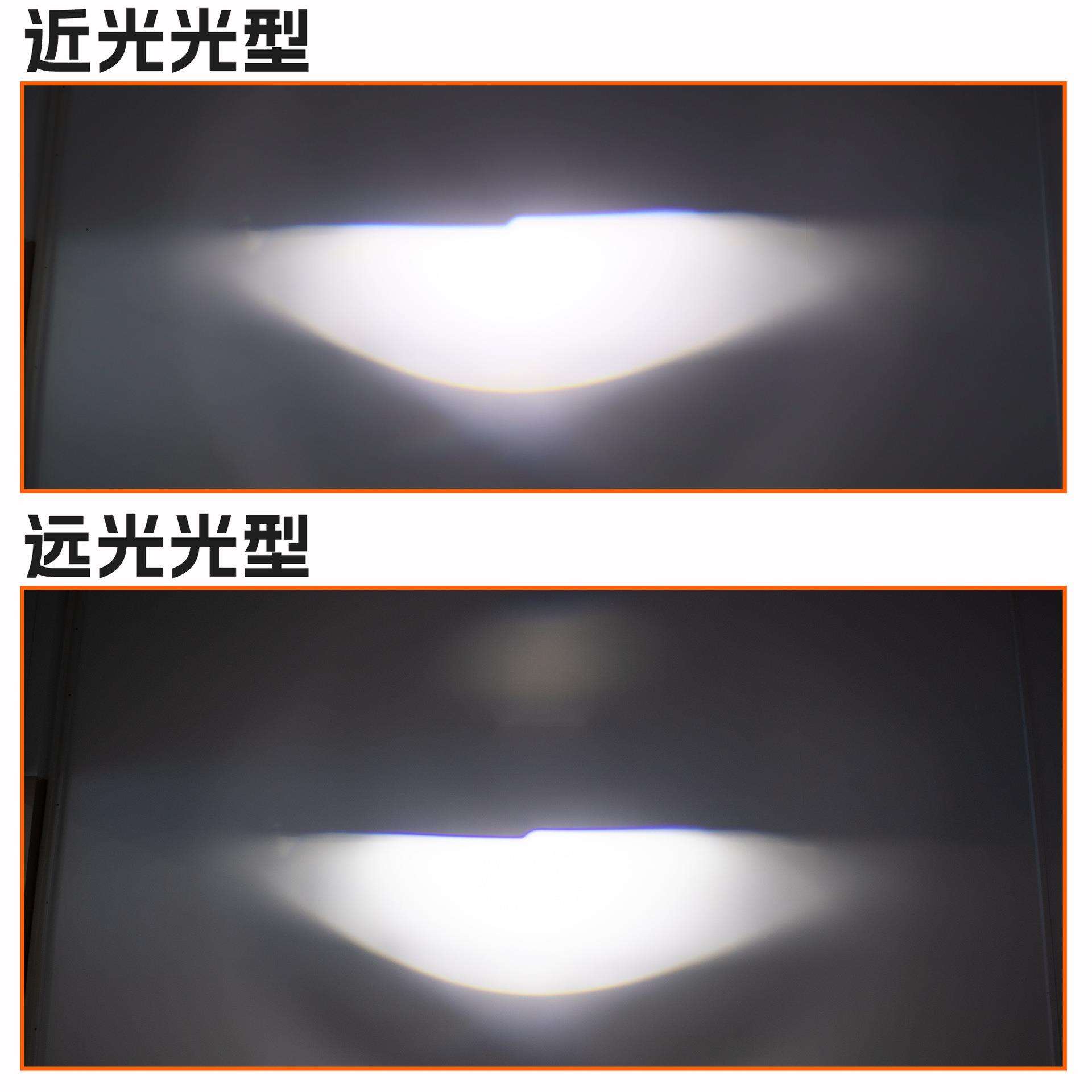 跨境热卖h4汽车大灯鱼眼透镜左驾160W大功率3570灯珠改装前大灯
