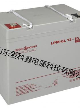 Logicpower蓄电池 LPM-GL12-55AH 12V55AH 铅酸免维护电池