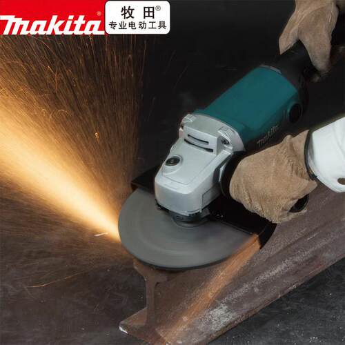 makita牧田大型角磨机M0921B大功率除锈打磨抛光机230电动切割机