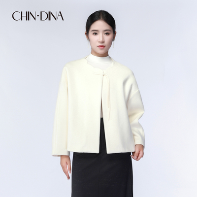 新中式短款澳毛加厚外套