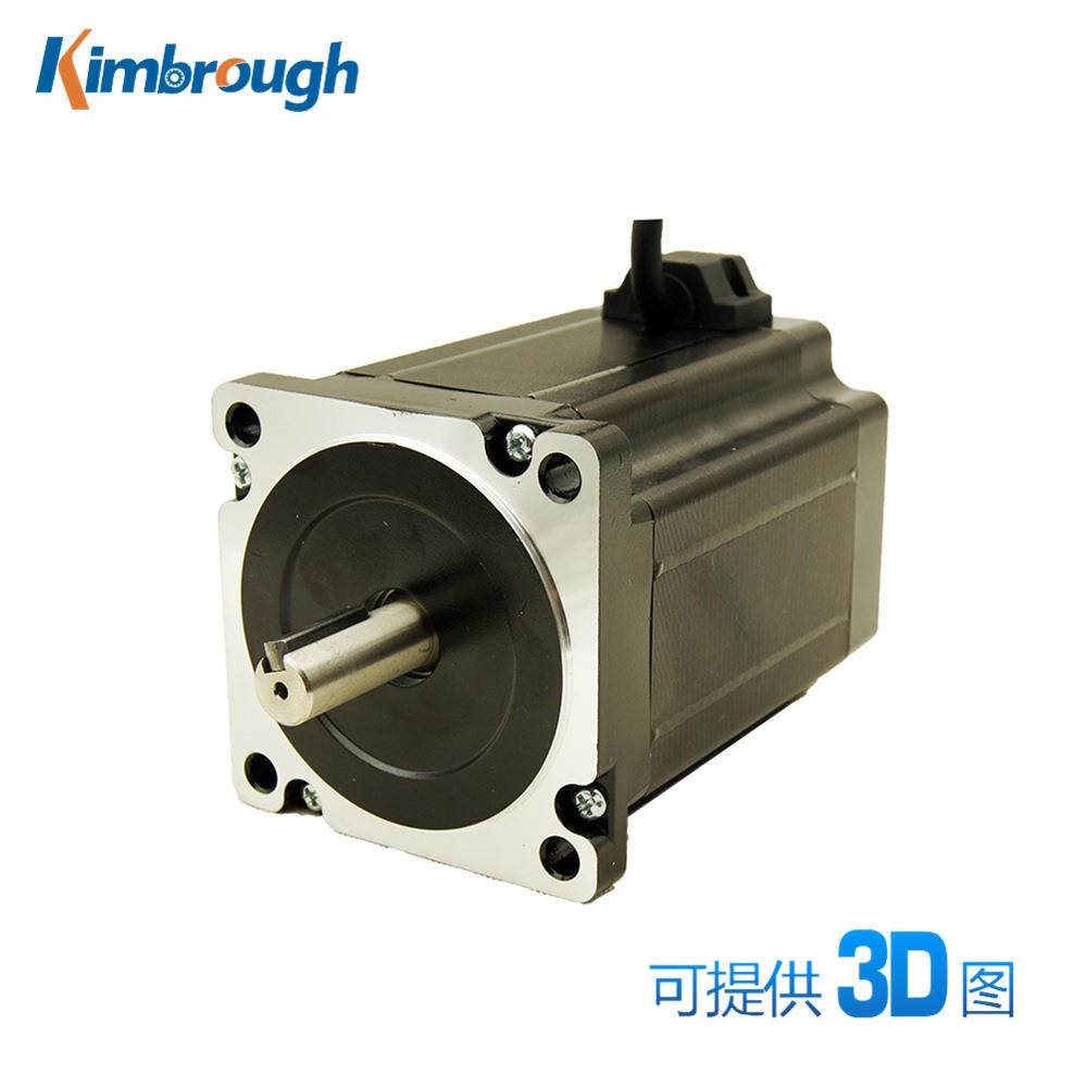 两相86加长轴步进电机 轴长40MM 轴径14MM 力矩8.5Nm