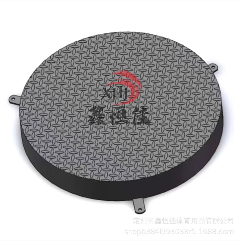 圆饼路0.7m*0.1m*6个 圆形铁饼错位障碍汽车驾驶模拟路障训练器材