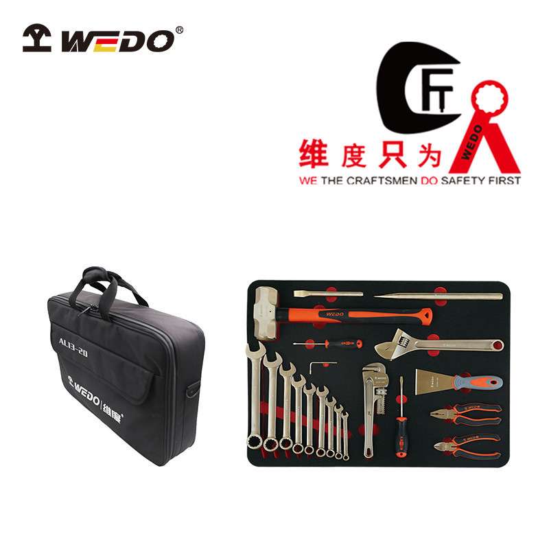 WEDO维度AL13-20防爆20件套组合套装工具  铝青铜 无火花工具