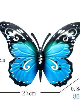 新款亚马逊铁艺蝴蝶家居壁挂五金工艺品挂件装饰品金属制品