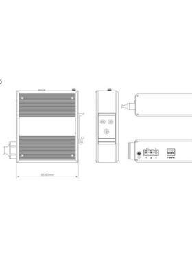 三旺交换机 IES215-1F(SSC20KM1310NM)-P（12-48VDC）3onedata