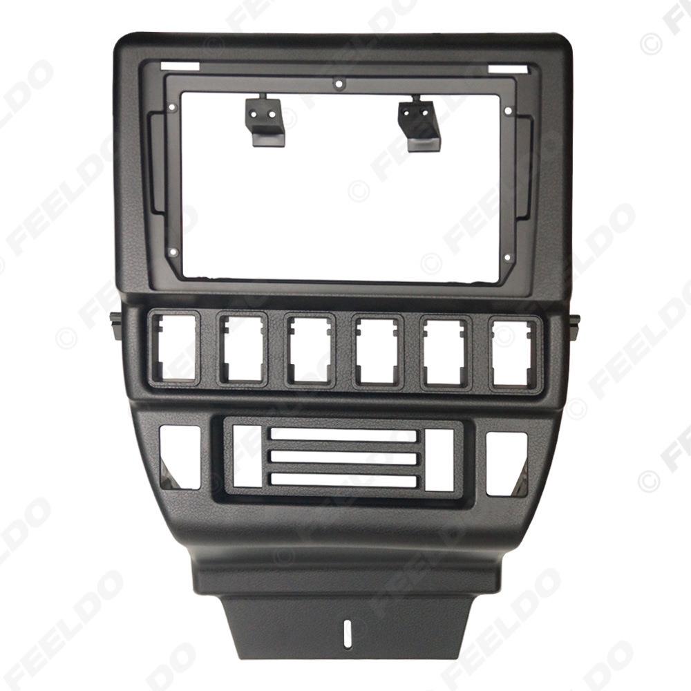 适用93-18款拉达LADA NIVA改装框安卓导航面框大屏音响面板 9寸