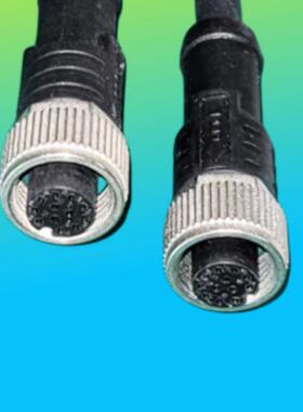 6pin/12pin带缺口相机视觉图像检测电源线适合多种相机高柔拖链线