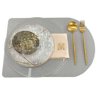 现代轻奢装饰西餐盘西餐具摆件样板房软装饰品样板间创意餐桌摆盘