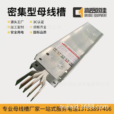 嵩岳欧佳 密集型400A/5P母线槽 插接式低压封闭式母线槽插接箱