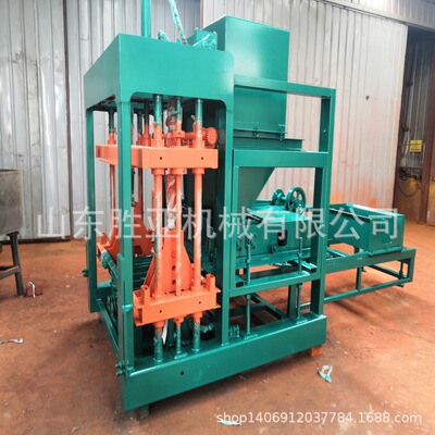 QT4-20 hydraulic cement brick making machine production line