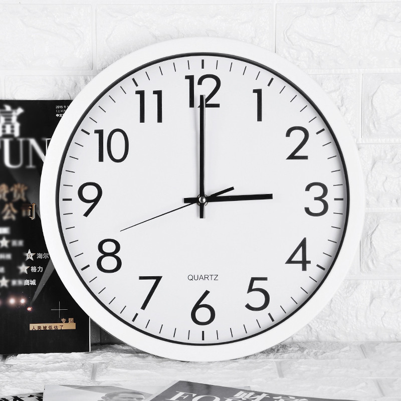 钟表挂钟客厅家用时尚创意电子钟A现代简约静音时钟石英钟挂表挂