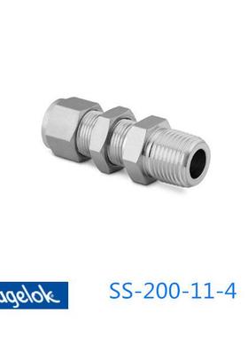Swagelok世伟洛克卡 (SS-200-11-4) 套管接头穿板1/8in x1/4inNPT