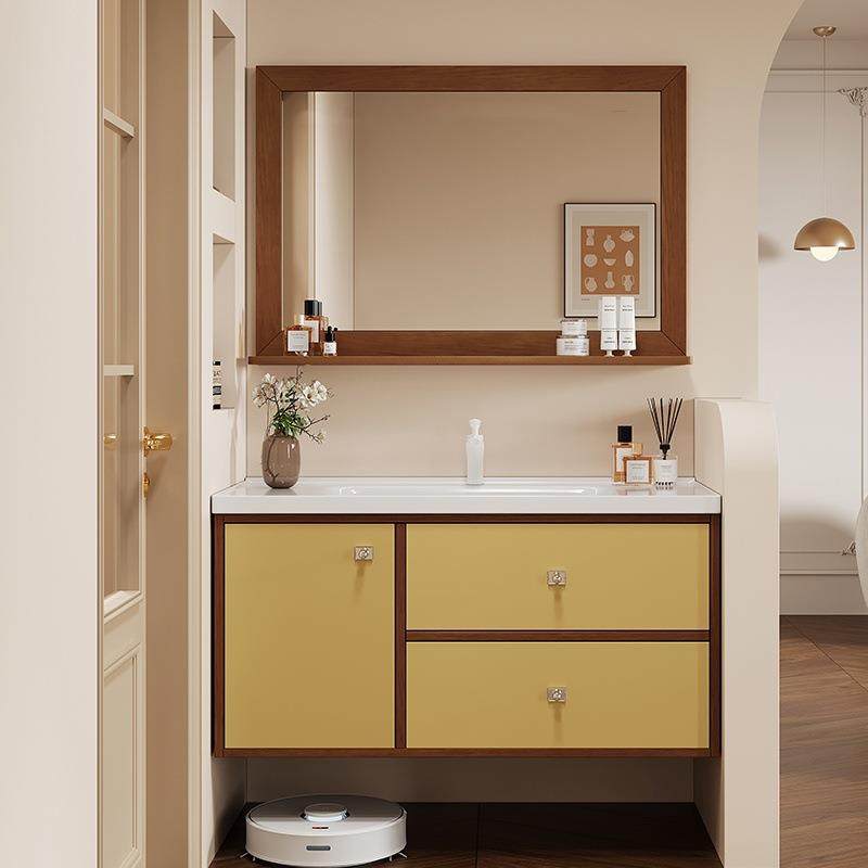 中古风双拼色橡胶木浴室柜组合陶瓷一体盆卫生间洗漱台洗手池,鲜花速递/花卉仿真/绿植园艺,割草机/草坪机,淘宝优惠券,粉丝福利购,淘宝优惠卷