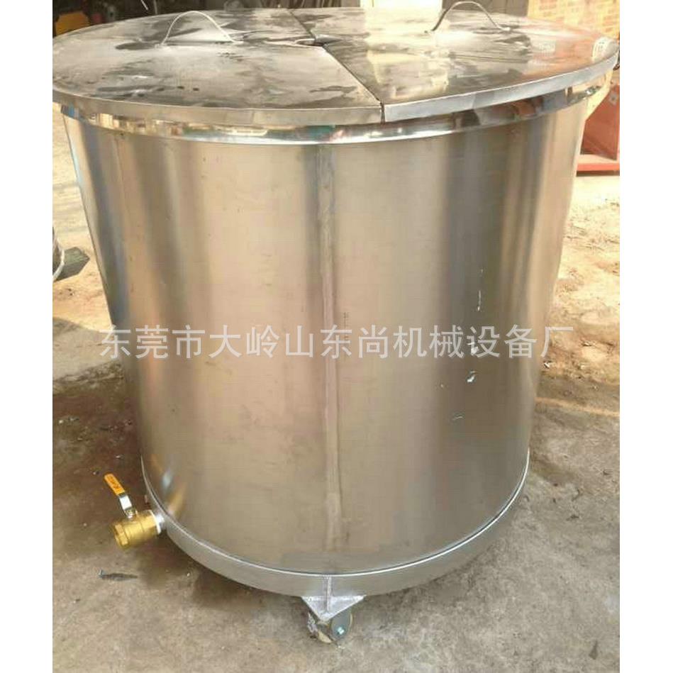移动不锈钢拉缸 东尚敞口移动不锈钢桶