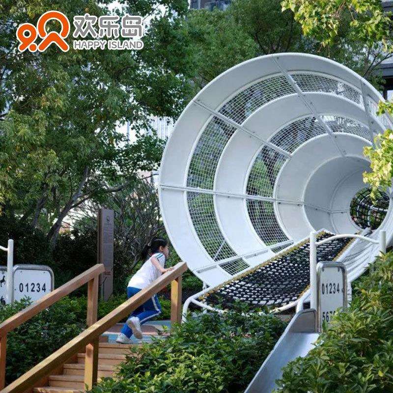小区儿童乐园滑梯平台绳网攀爬景区主题公园游乐设备厂家规划设计