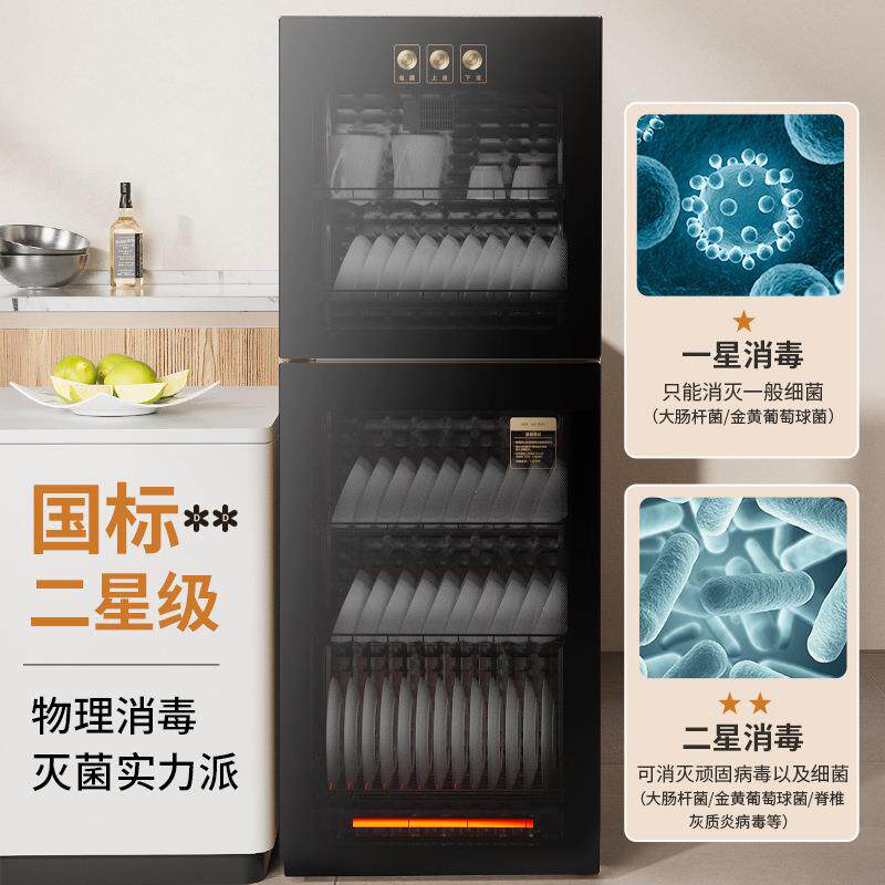 高温消毒柜免沥水家用小型立式桌面台式不锈钢厨房商用碗柜012