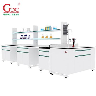 广州坤灵全钢实验室中央操作台实验室工作台源头厂家