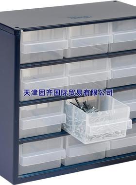 Raaco 137553 12抽屉 零件柜存储柜, 283mm x 306mm x 150mm