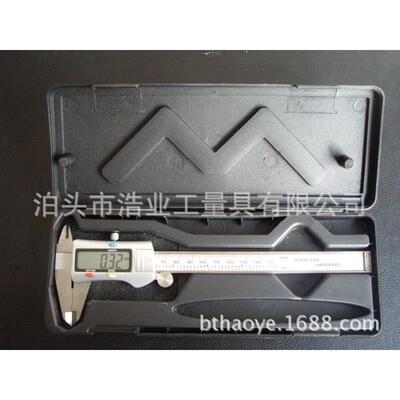 自锁闭式整体游标卡尺 圆测深杆 带滚轮 下紧固 长量爪III IV型