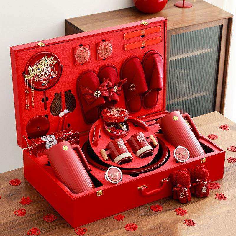 结婚用品大全陪嫁套装婚庆女方聚宝喜盆新娘洗漱娘家备婚物品绢花,鲜花速递/花卉仿真/绿植园艺,割草机/草坪机,淘宝优惠券,粉丝福利购,淘宝优惠卷