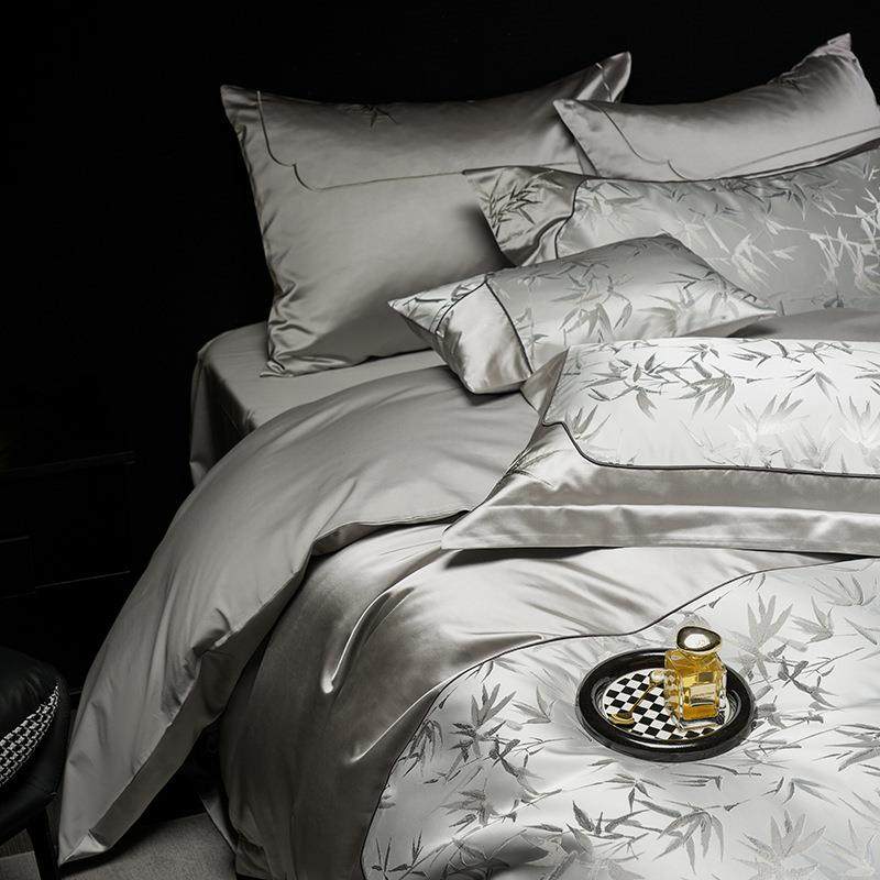 东方竹韵A类120支澳棉四件套高被套刺绣拼接枕套柔软亲肤床品,3C数码配件,USB灯,淘宝优惠券,粉丝福利购,淘宝优惠卷